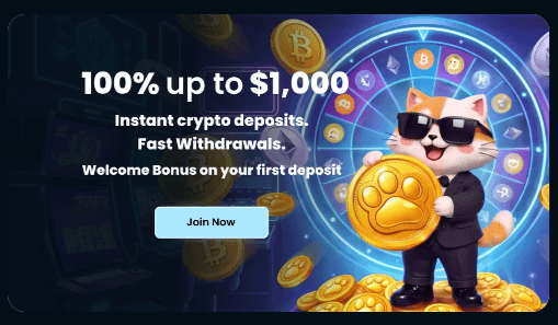 CasinoCat Casino Welcome Bonus